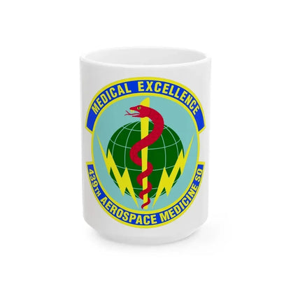 439th Aerospace Medicine Squadron (U.S. Air Force) White Coffee Mug 15oz - Go Mug Yourself