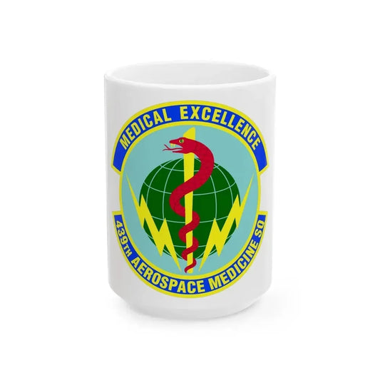 439th Aerospace Medicine Squadron (U.S. Air Force) White Coffee Mug 15oz - Go Mug Yourself
