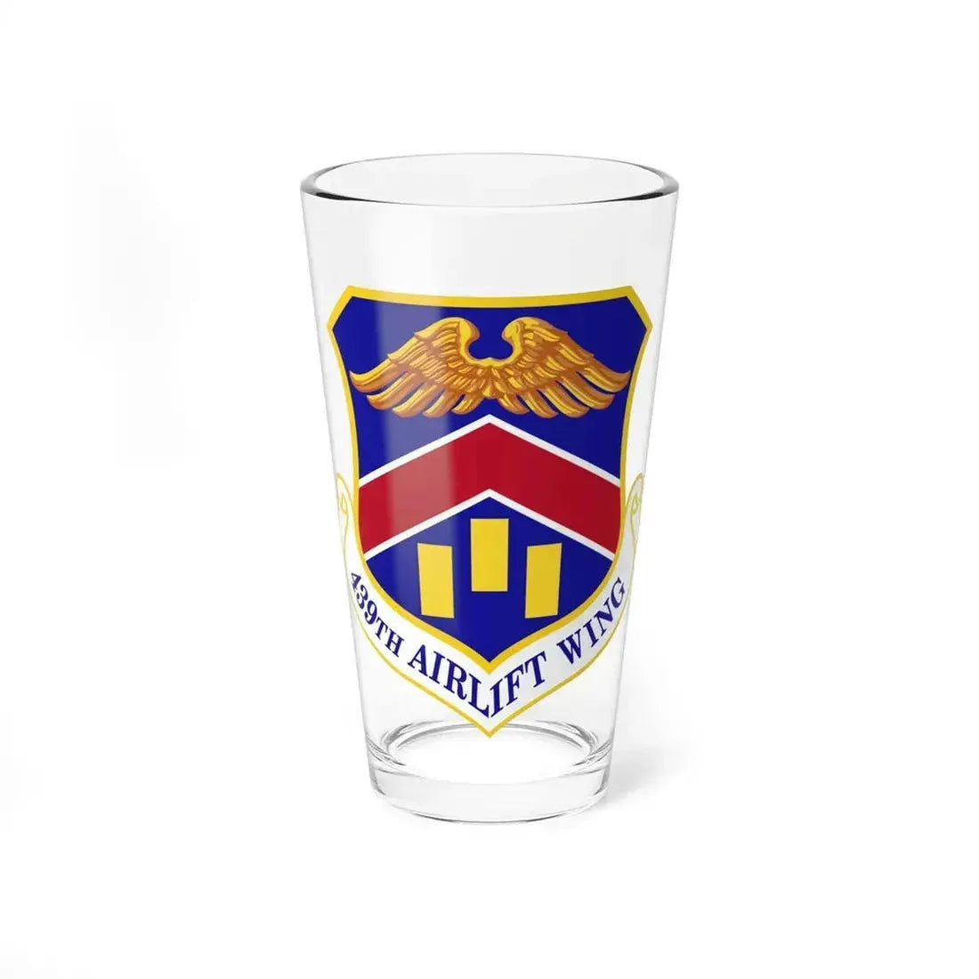 439th Airlift Wing (U.S. Air Force) Pint Glass 16oz 16oz - Go Mug Yourself