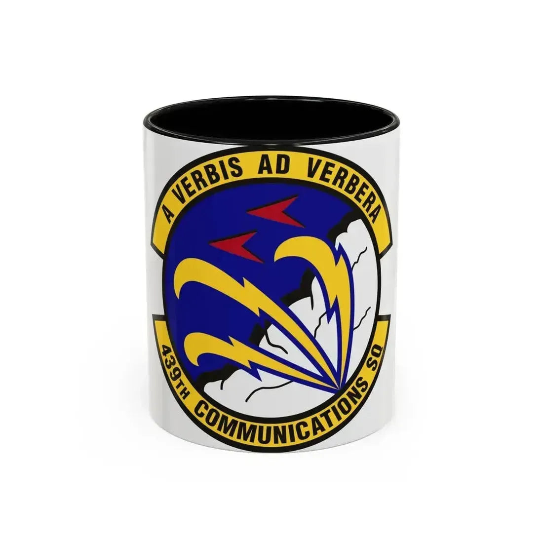439th Communications Squadron (U.S. Air Force) Accent Coffee Mug 11oz Black - Go Mug Yourself