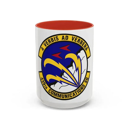 439th Communications Squadron (U.S. Air Force) Accent Coffee Mug 15oz Red - Go Mug Yourself