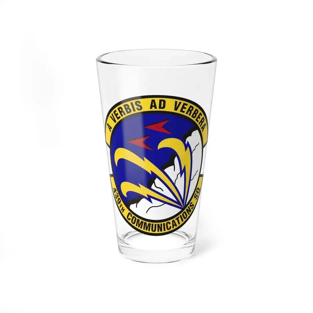 439th Communications Squadron (U.S. Air Force) Pint Glass 16oz 16oz - Go Mug Yourself