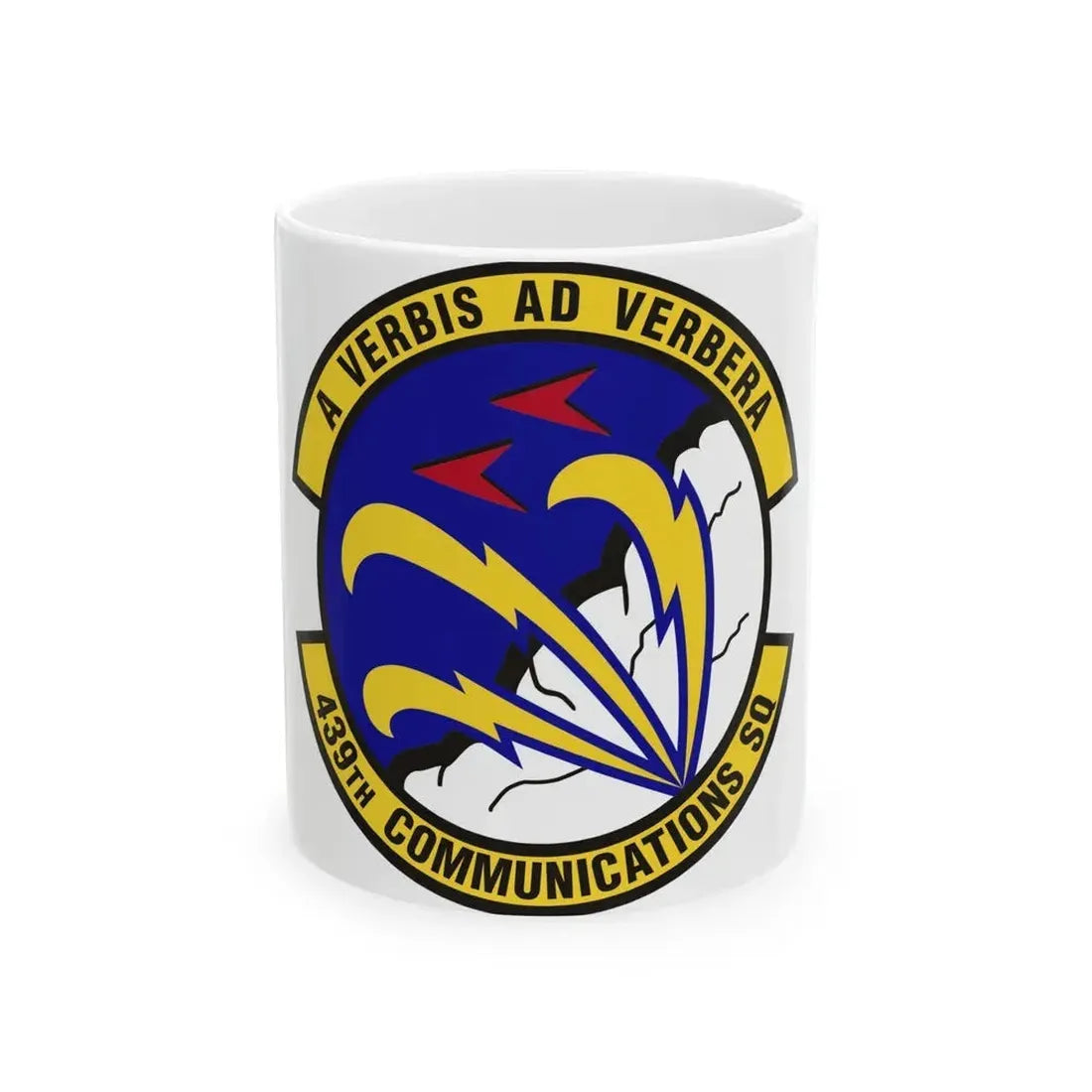 439th Communications Squadron (U.S. Air Force) White Coffee Mug 11oz - Go Mug Yourself