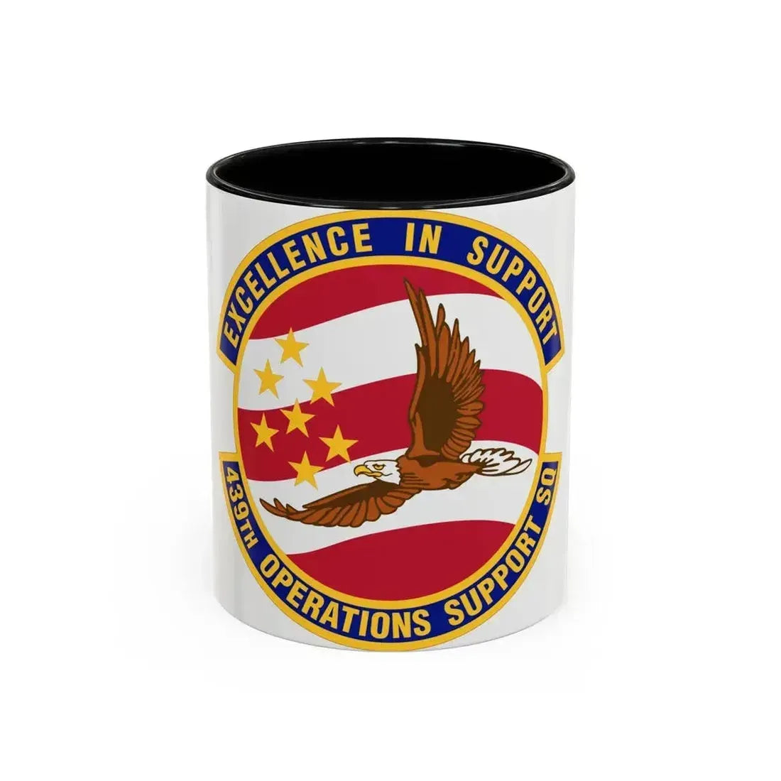 439th Operations Support Squadron (U.S. Air Force) Accent Coffee Mug 11oz Black - Go Mug Yourself