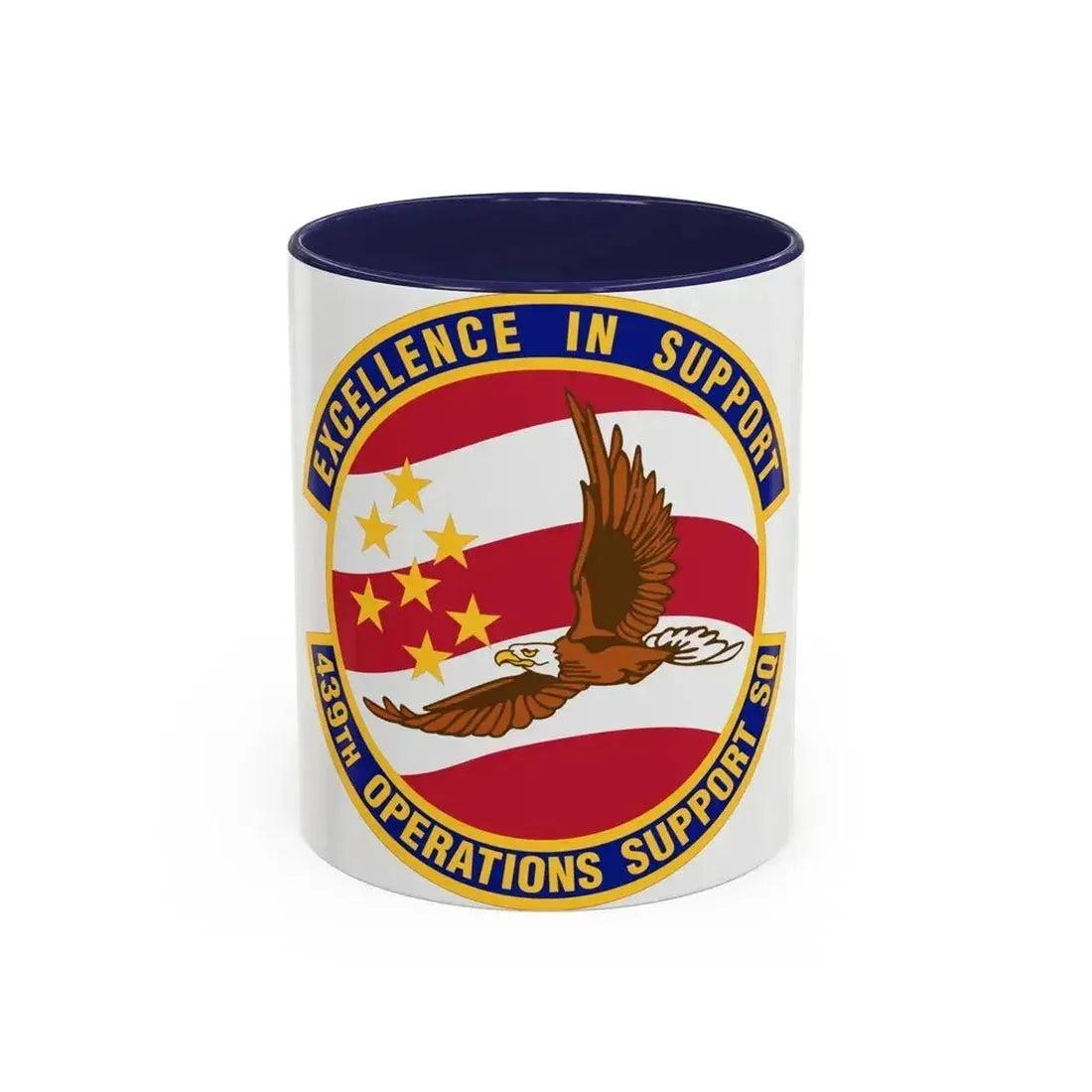 439th Operations Support Squadron (U.S. Air Force) Accent Coffee Mug 11oz Navy - Go Mug Yourself