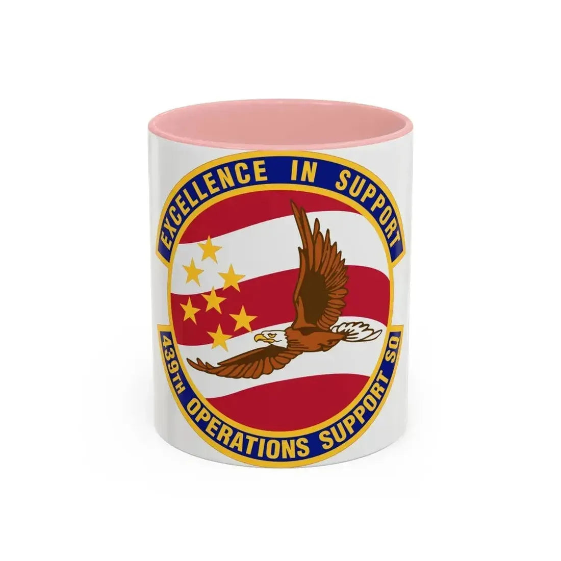 439th Operations Support Squadron (U.S. Air Force) Accent Coffee Mug 11oz Pink - Go Mug Yourself