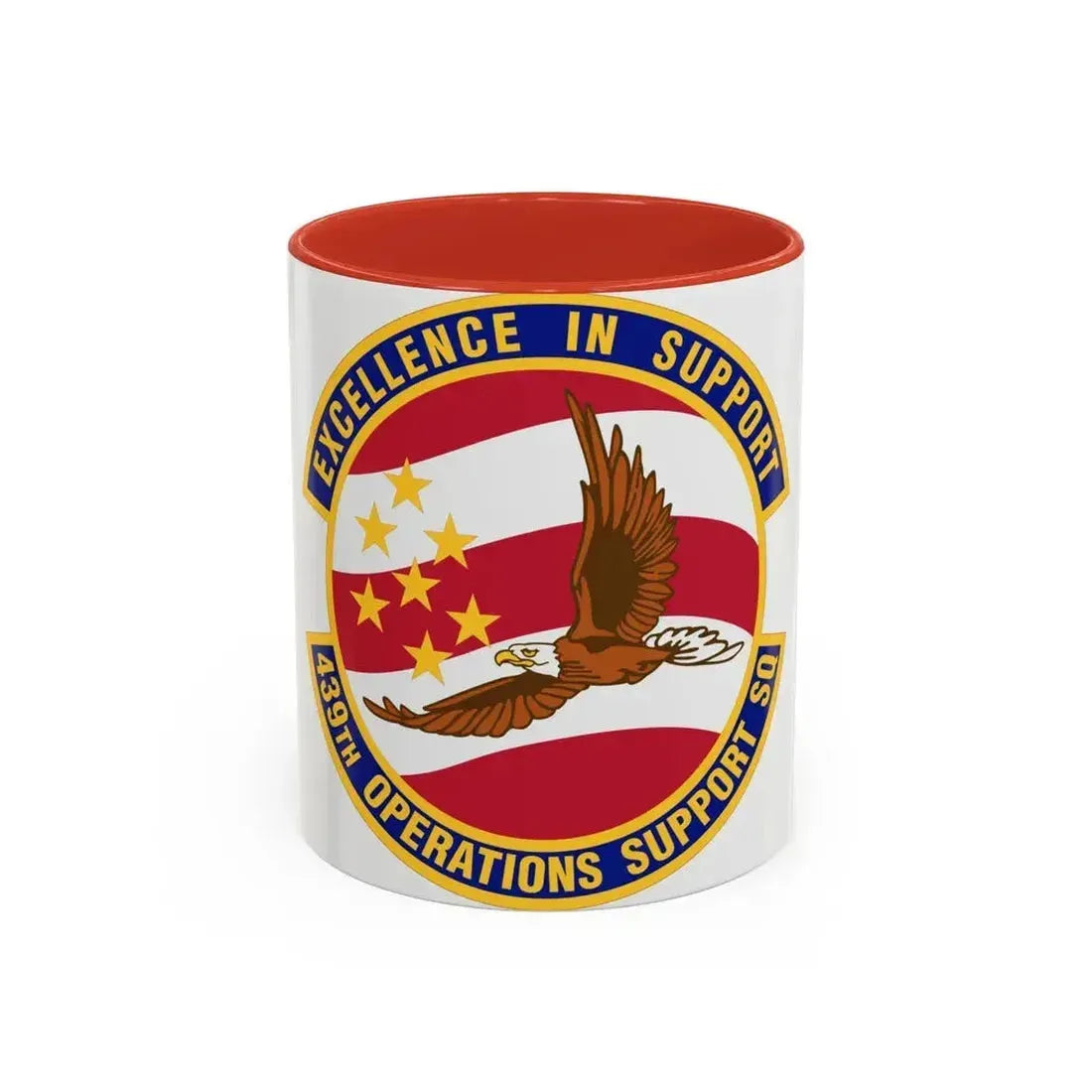 439th Operations Support Squadron (U.S. Air Force) Accent Coffee Mug 11oz Red - Go Mug Yourself