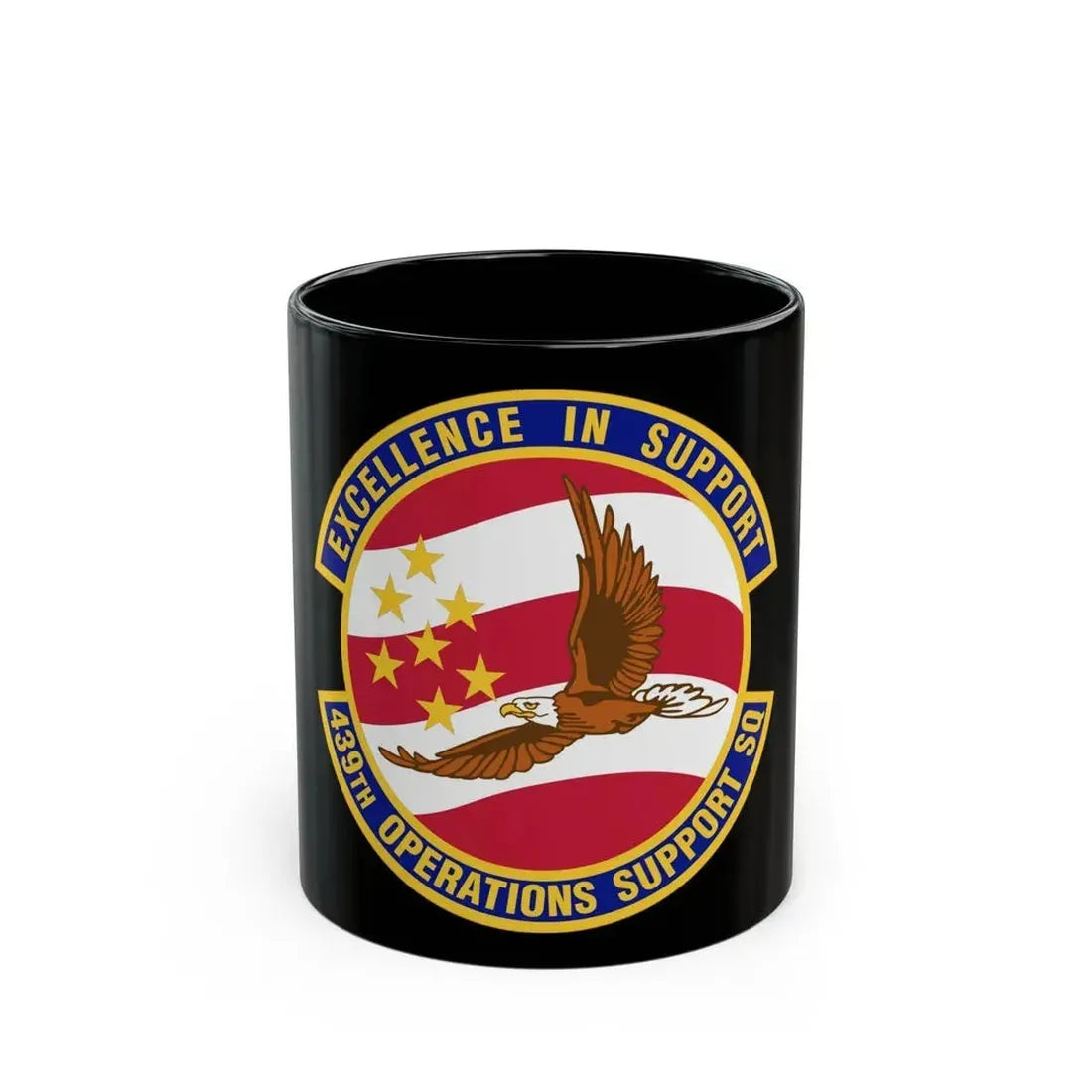 439th Operations Support Squadron (U.S. Air Force) Black Coffee Mug 11oz - Go Mug Yourself