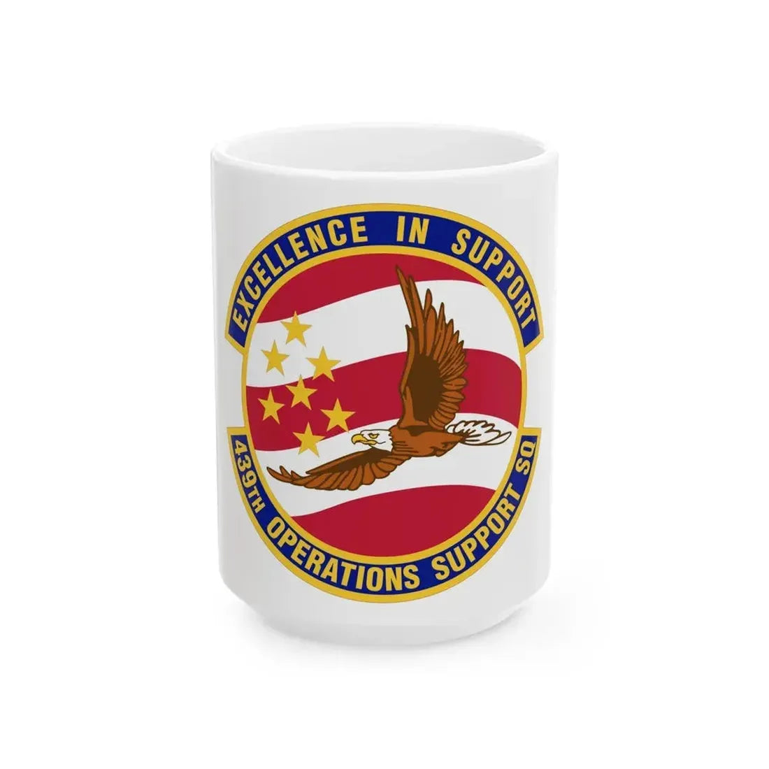 439th Operations Support Squadron (U.S. Air Force) White Coffee Mug 15oz - Go Mug Yourself