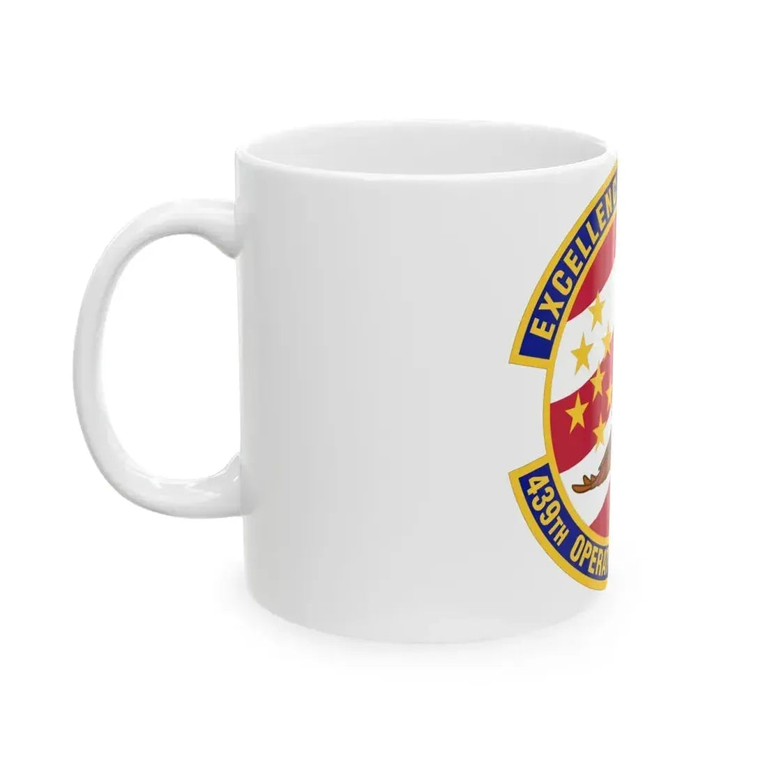 439th Operations Support Squadron (U.S. Air Force) White Coffee Mug - Go Mug Yourself