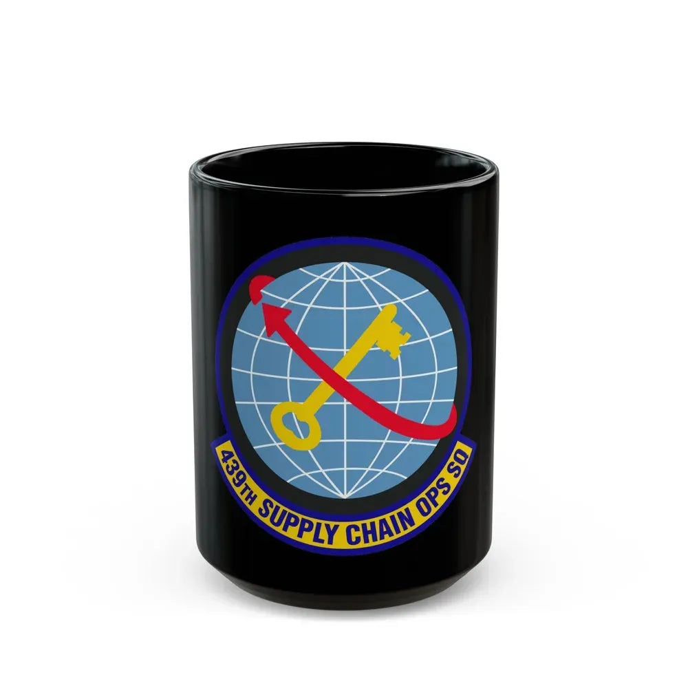 439th Supply Chain Operations Squadron (U.S. Air Force) Black Coffee Mug 15oz - Go Mug Yourself