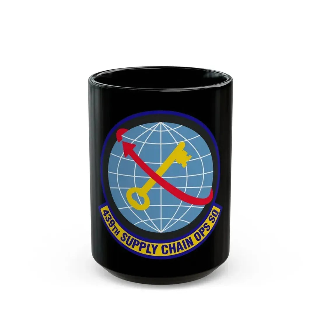 439th Supply Chain Operations Squadron (U.S. Air Force) Black Coffee Mug 15oz - Go Mug Yourself
