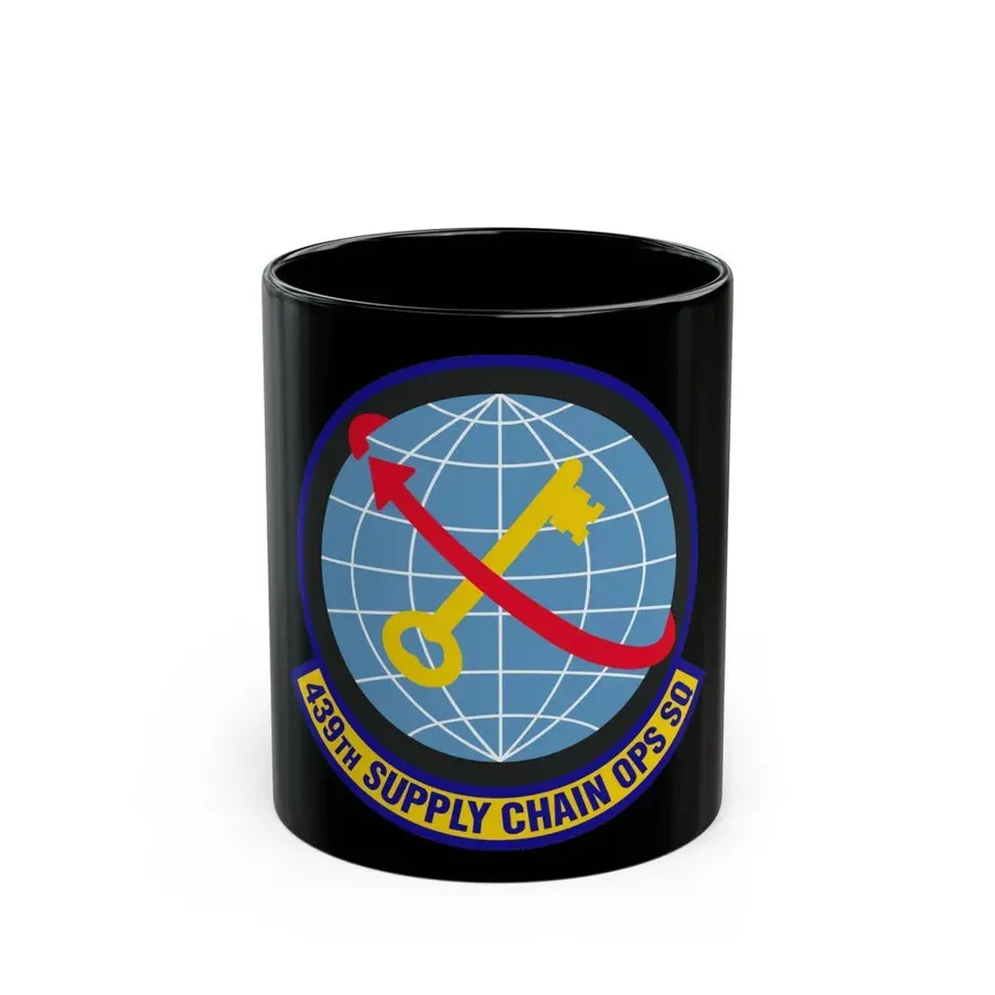 439th Supply Chain Operations Squadron (U.S. Air Force) Black Coffee Mug - Go Mug Yourself
