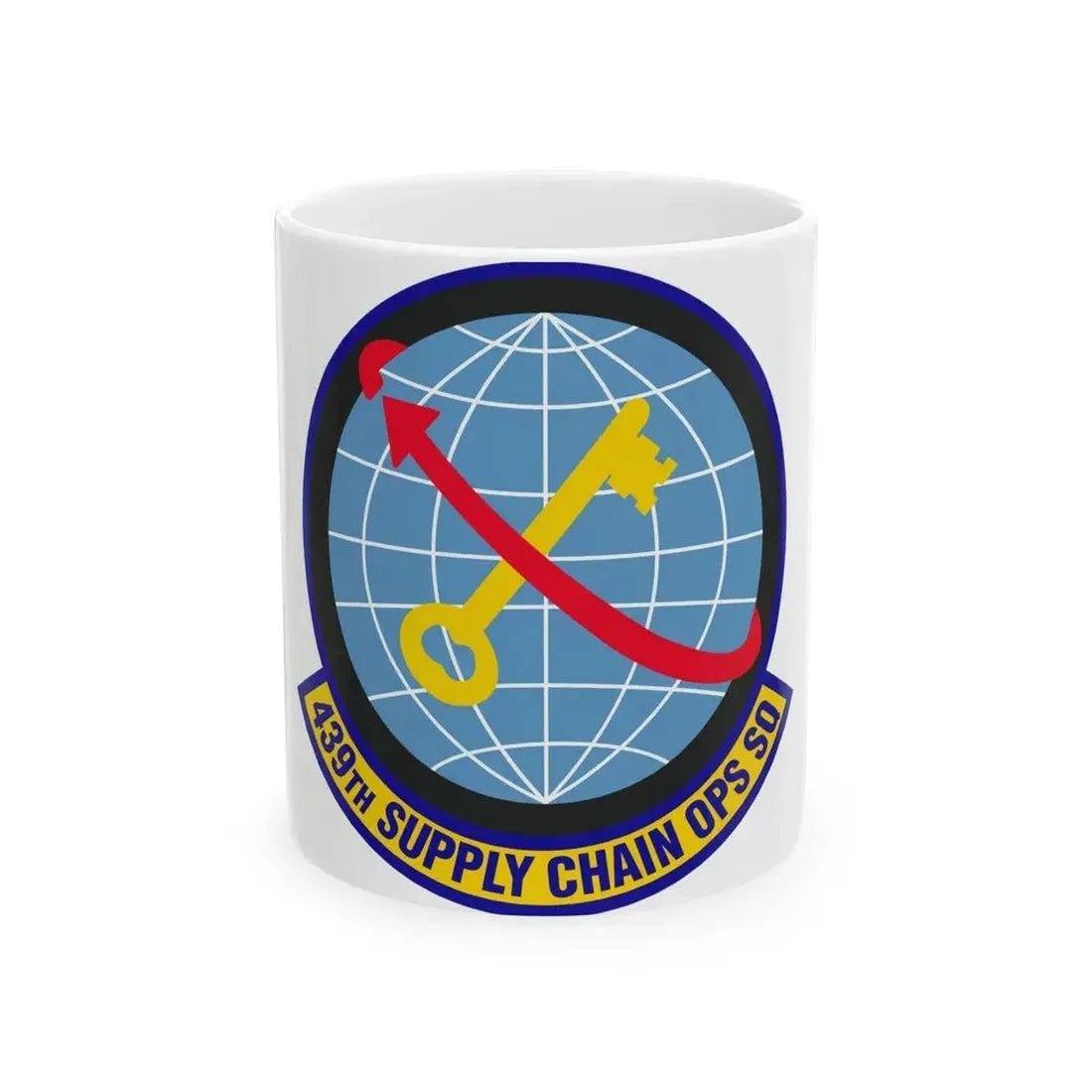 439th Supply Chain Operations Squadron (U.S. Air Force) White Coffee Mug 11oz - Go Mug Yourself