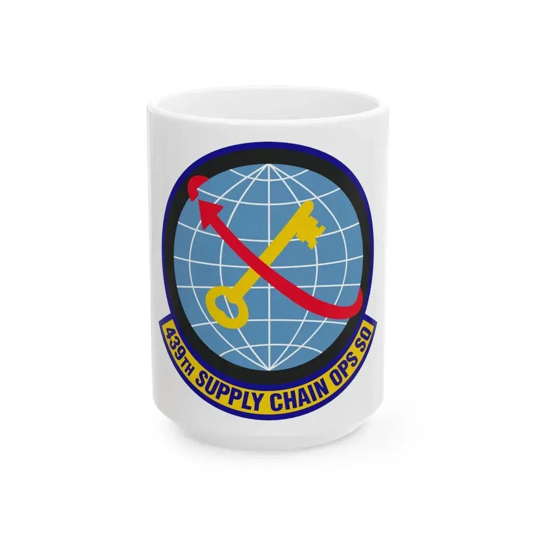 439th Supply Chain Operations Squadron (U.S. Air Force) White Coffee Mug 15oz - Go Mug Yourself