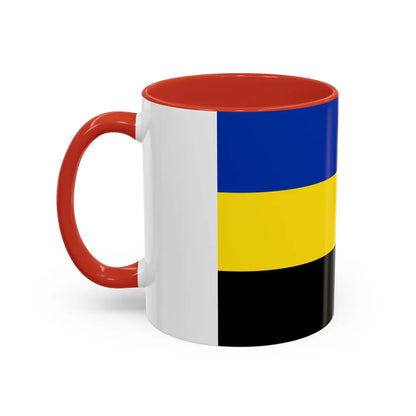 Flag of Gelderland Netherlands - Accent Coffee Mug-Go Mug Yourself