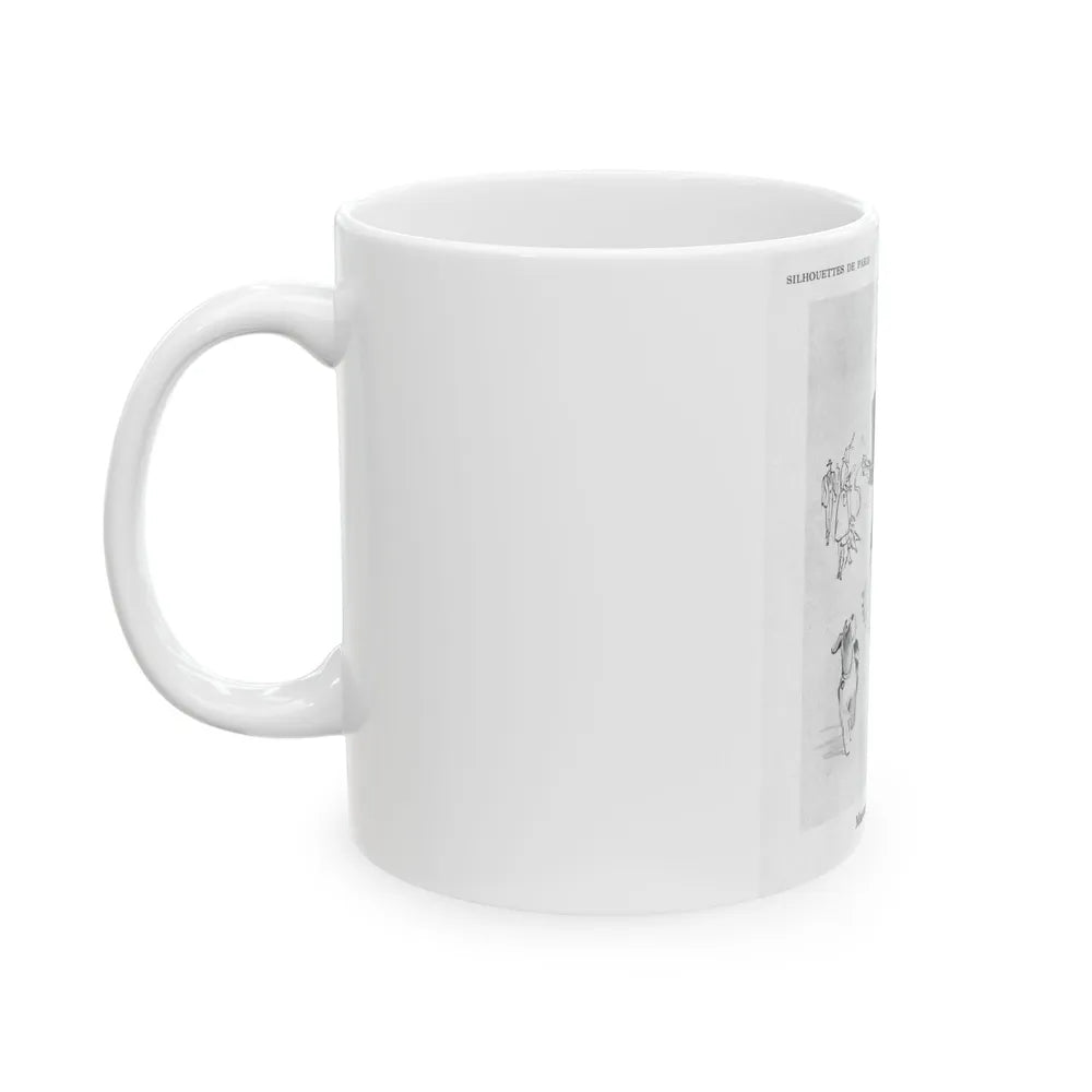 From the Jaye Oliver Archives, Marcelle Chaumont, 1945 - White Coffee Mug-Go Mug Yourself