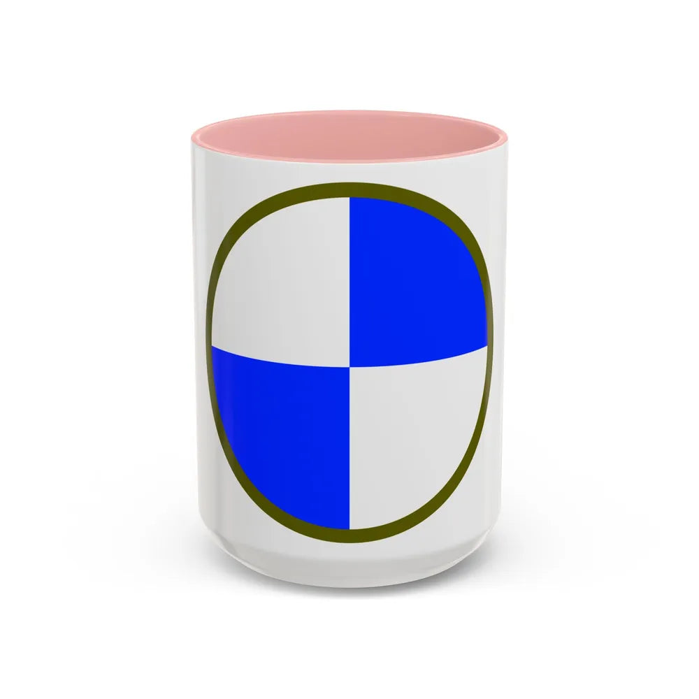 IV Corps (U.S. Army) Accent Coffee Mug-15oz-Pink-Go Mug Yourself