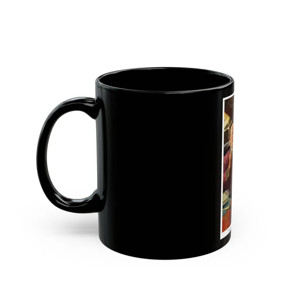 Discussing Terms, 1938 - Black Coffee Mug-Go Mug Yourself