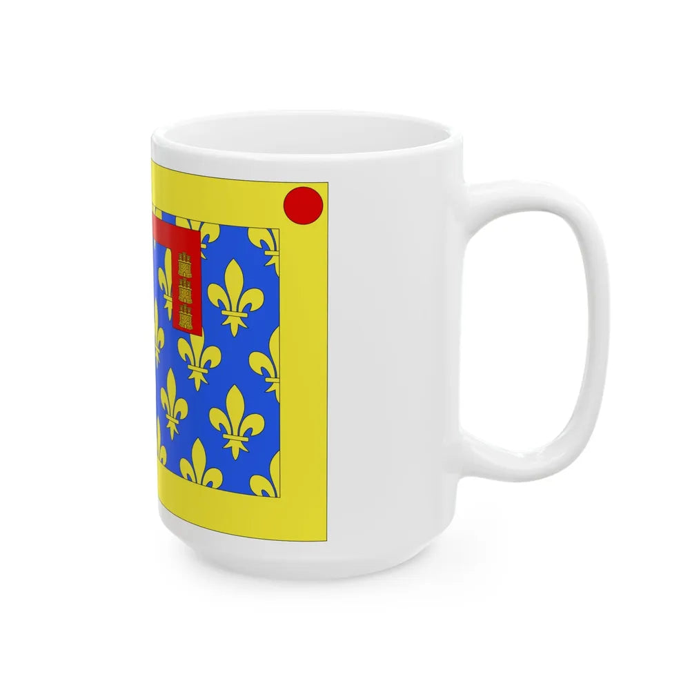 Flag of Pas de Calais France 2 - White Coffee Mug-Go Mug Yourself