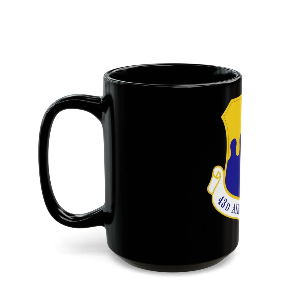 43d Airlift Group (U.S. Air Force) Black Coffee Mug-Go Mug Yourself