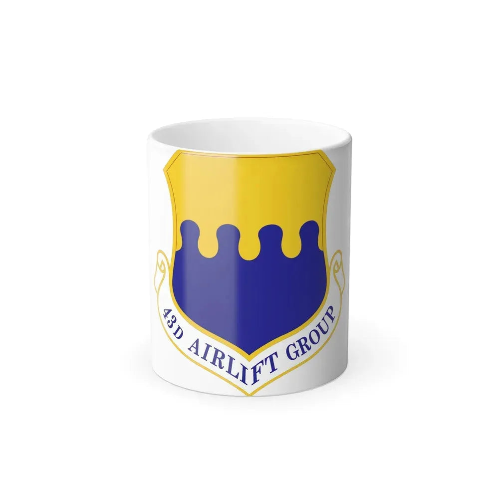 43d Airlift Group (U.S. Air Force) Color Changing Coffee Mug 11oz - Go Mug Yourself