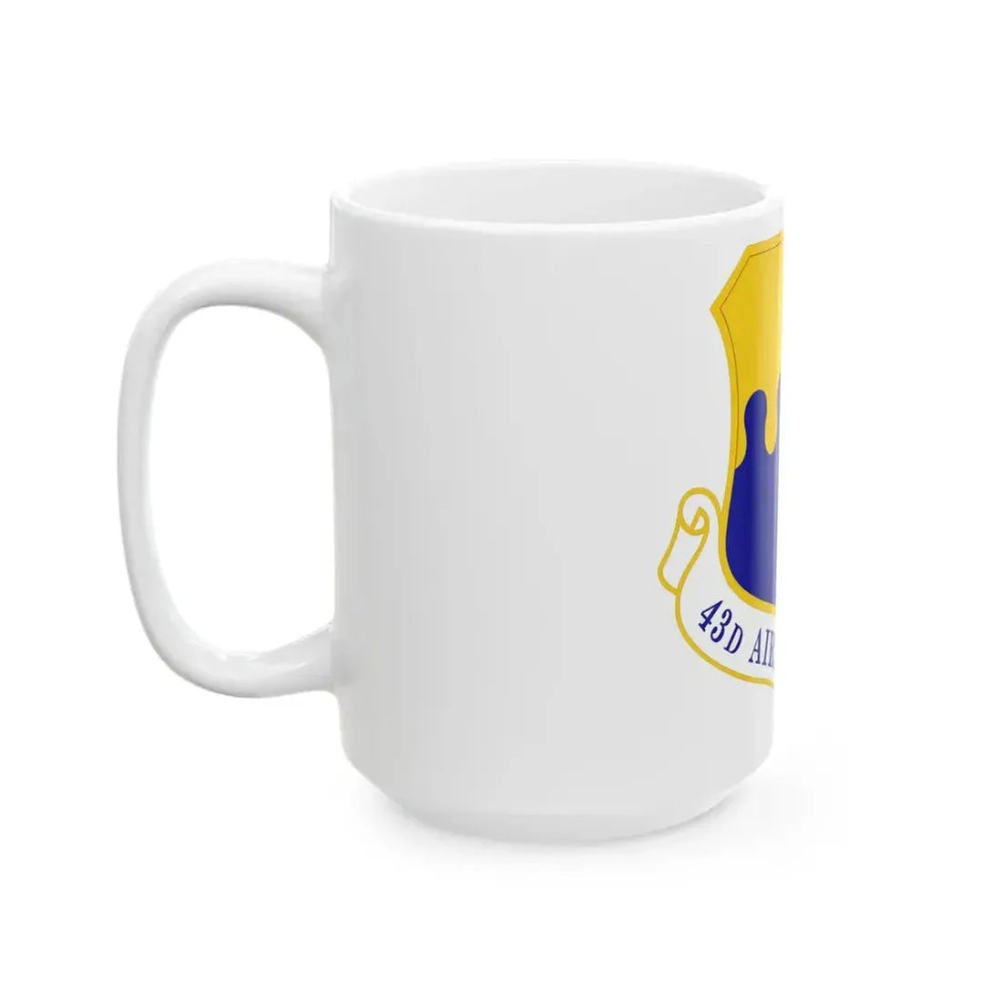 43d Airlift Group (U.S. Air Force) White Coffee Mug - Go Mug Yourself