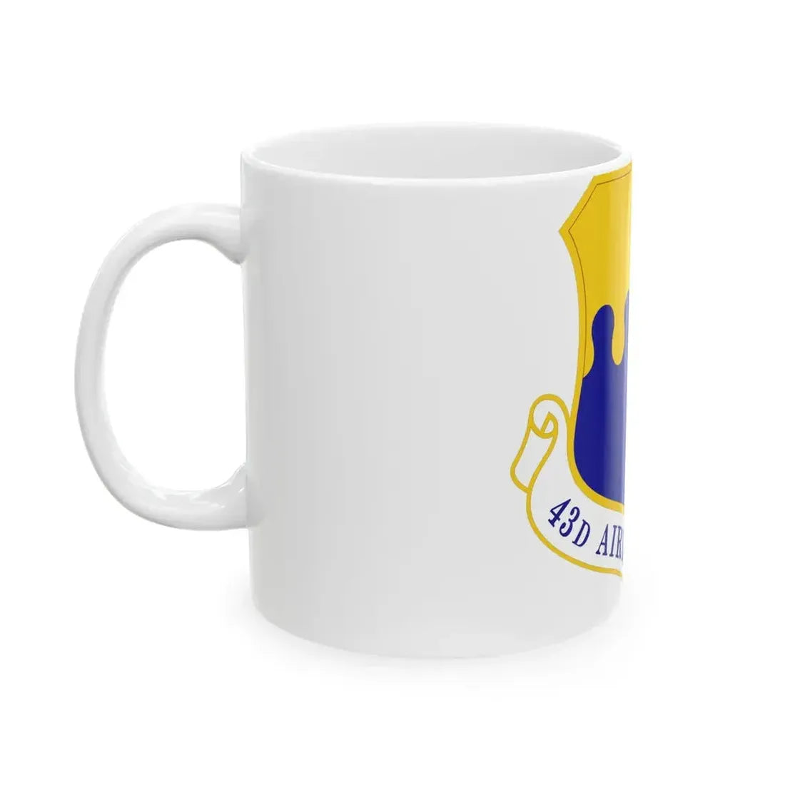 43d Airlift Group (U.S. Air Force) White Coffee Mug - Go Mug Yourself