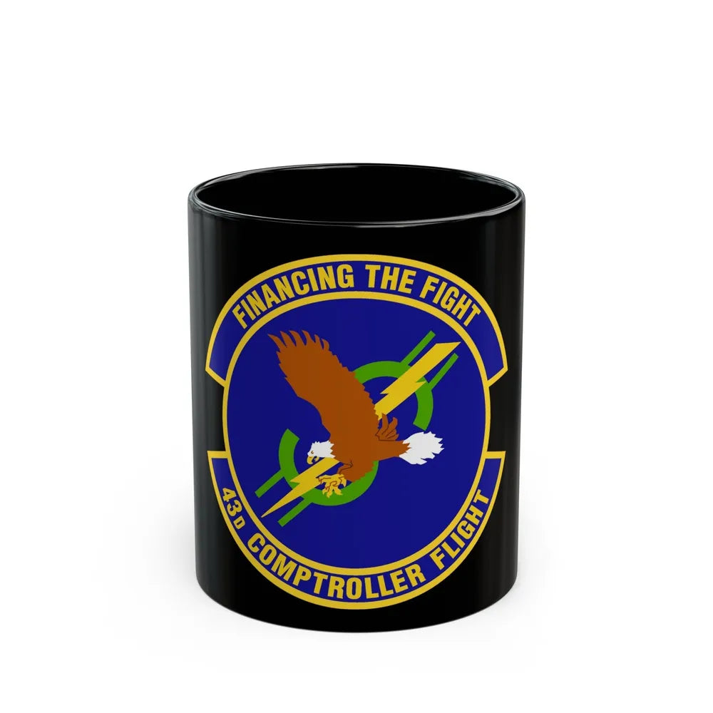 43d Comptroller Flight (U.S. Air Force) Black Coffee Mug-11oz-Go Mug Yourself