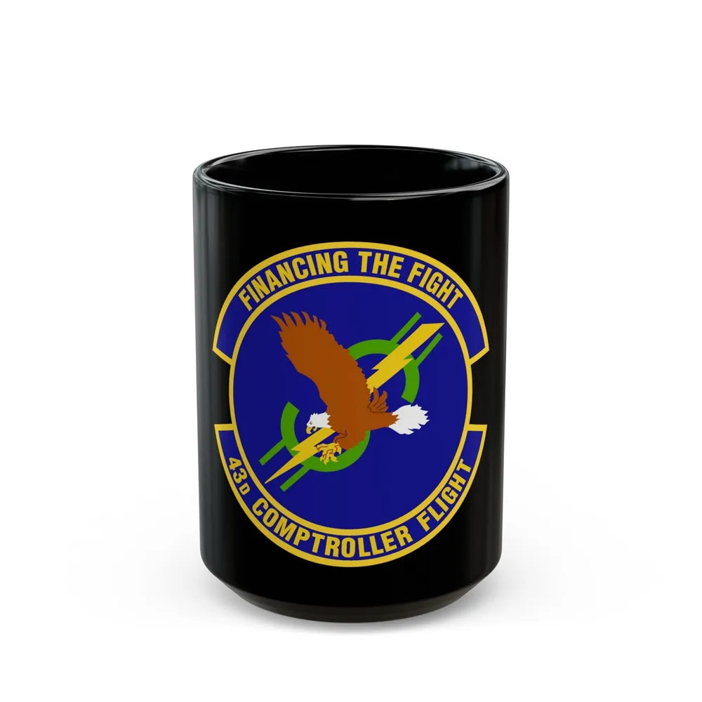 43d Comptroller Flight (U.S. Air Force) Black Coffee Mug-15oz-Go Mug Yourself