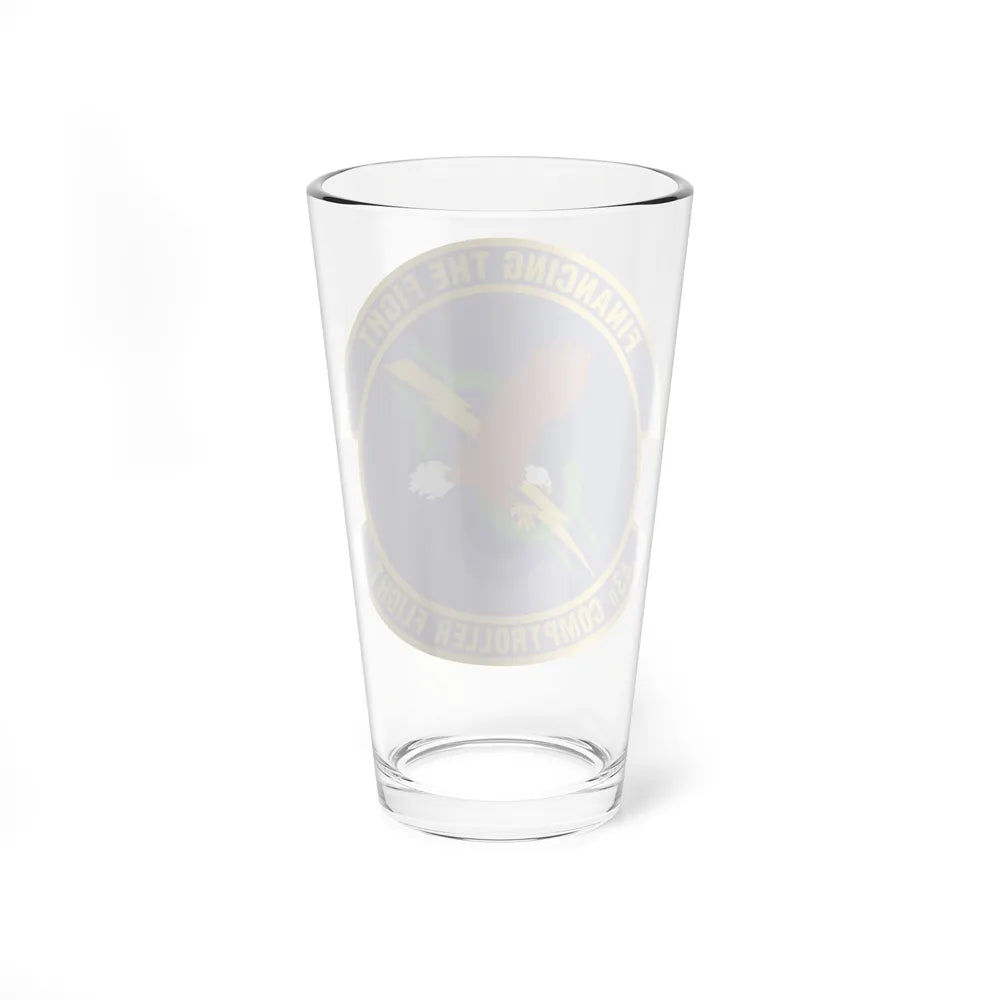 43d Comptroller Flight (U.S. Air Force) Pint Glass 16oz-Go Mug Yourself