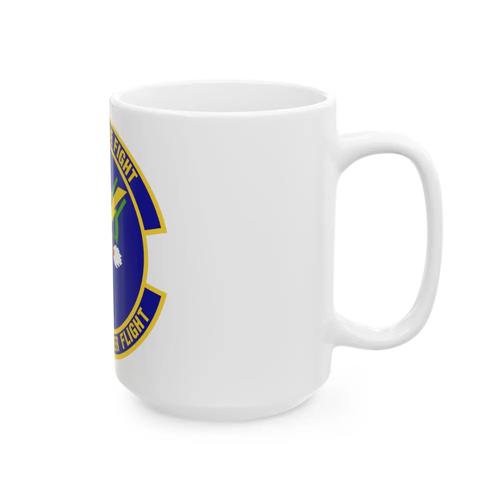 43d Comptroller Flight (U.S. Air Force) White Coffee Mug-Go Mug Yourself