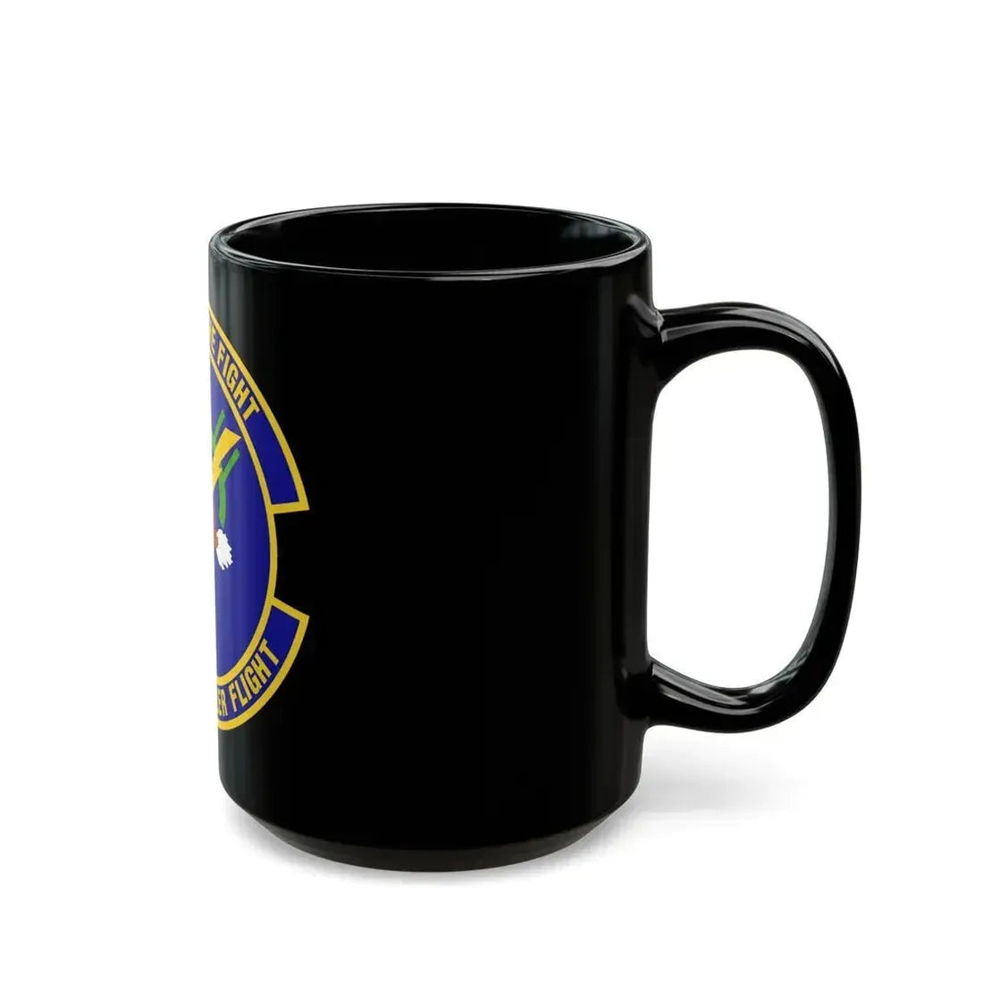 43d Comptroller Flight (U.S. Air Force) Black Coffee Mug - Go Mug Yourself