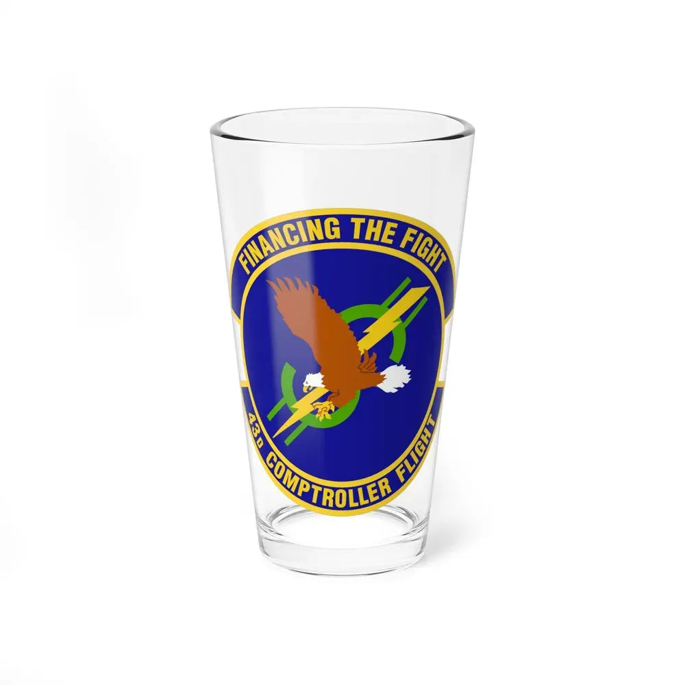 43d Comptroller Flight (U.S. Air Force) Pint Glass 16oz 16oz - Go Mug Yourself
