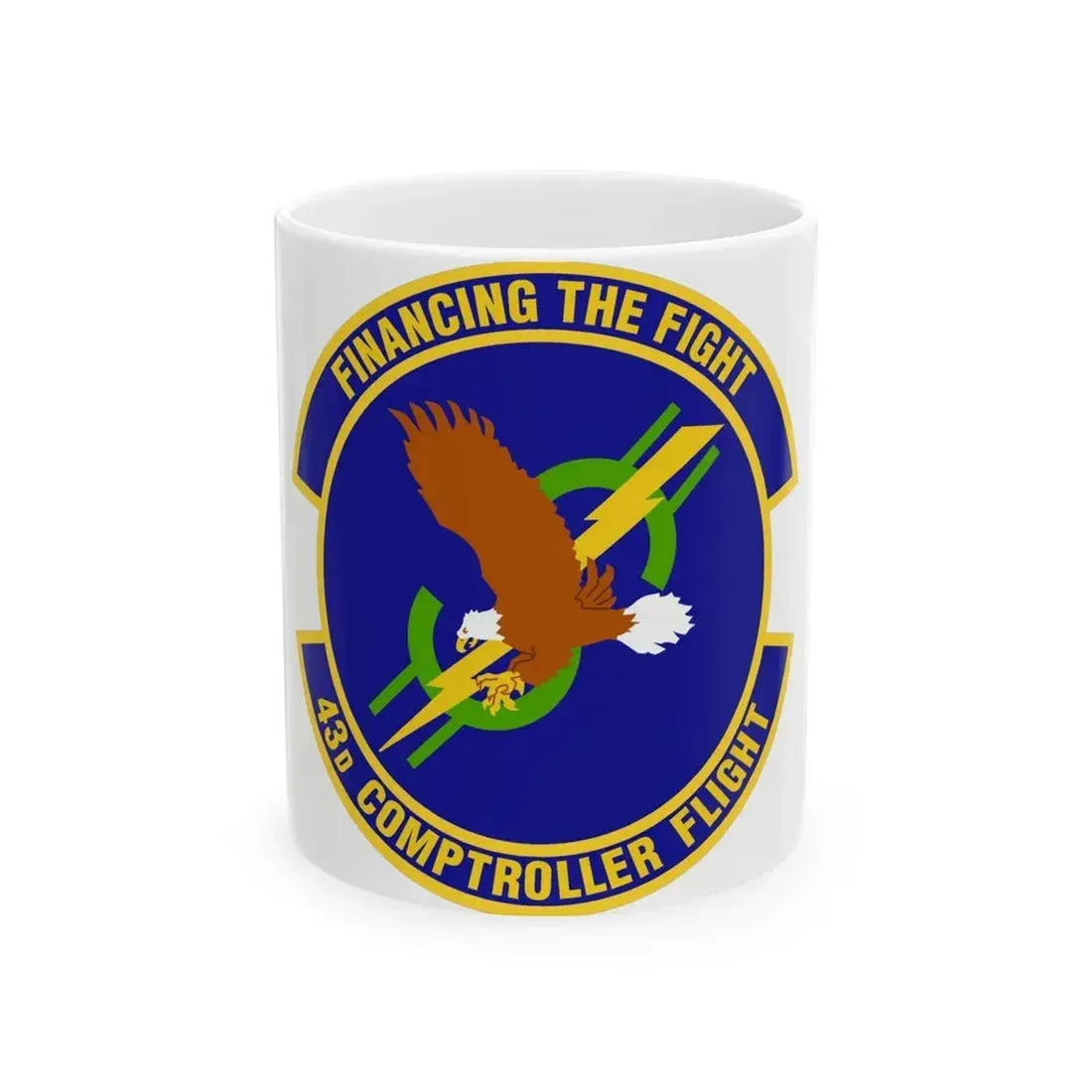 43d Comptroller Flight (U.S. Air Force) White Coffee Mug 11oz - Go Mug Yourself