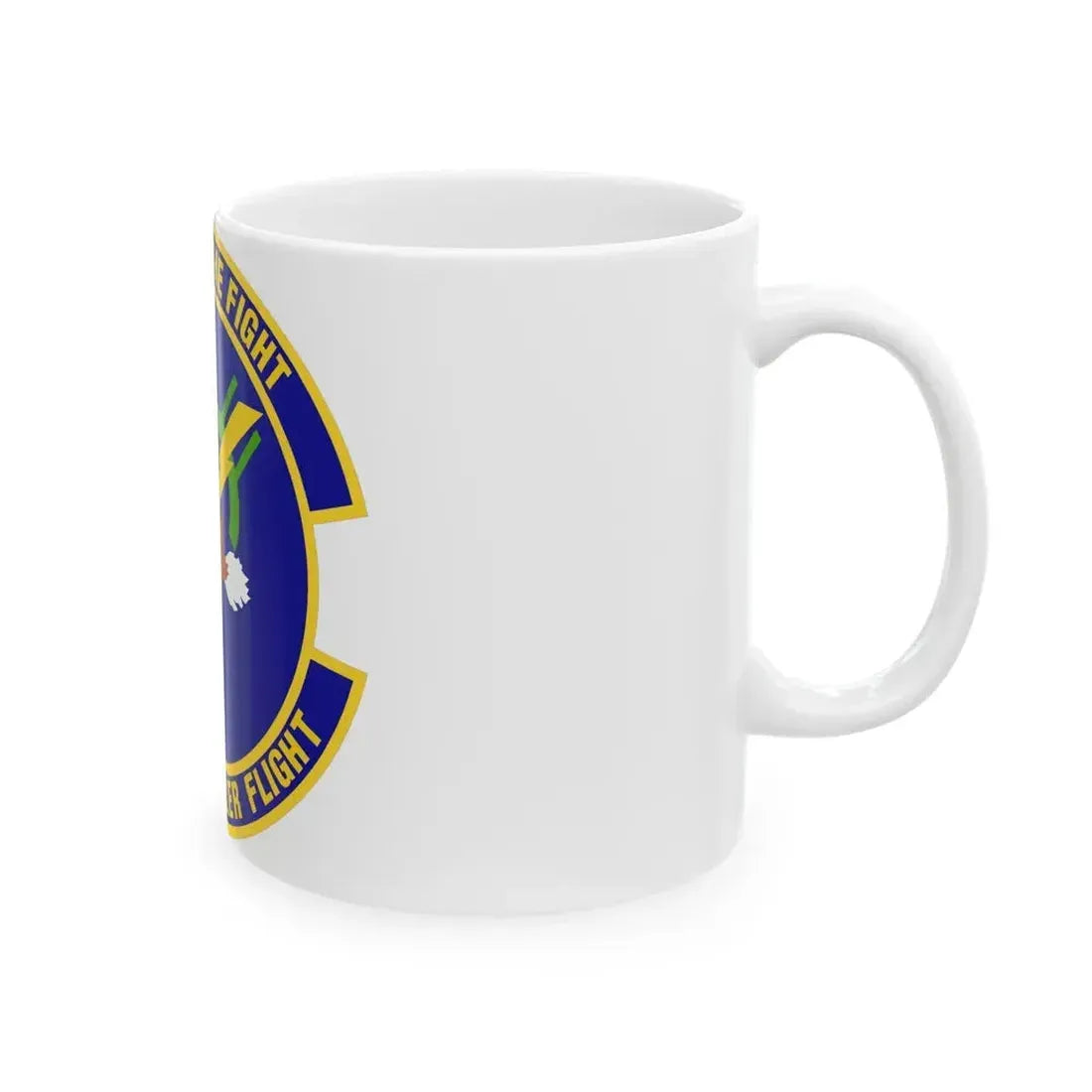 43d Comptroller Flight (U.S. Air Force) White Coffee Mug - Go Mug Yourself