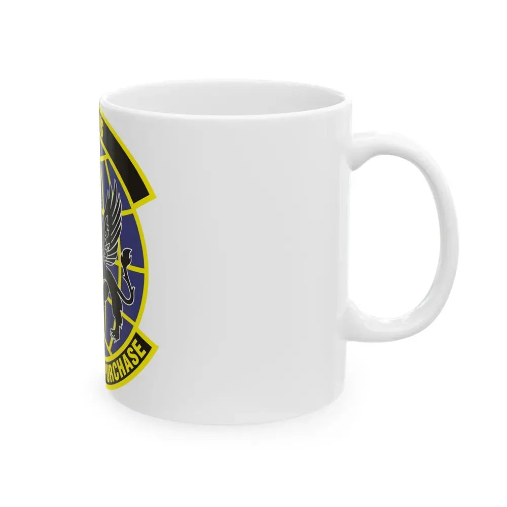 43d Contracting Squadron (U.S. Air Force) White Coffee Mug - Go Mug Yourself