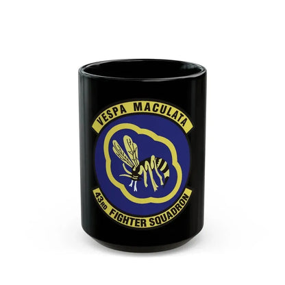 43d Fighter Squadron (U.S. Air Force) Black Coffee Mug 15oz - Go Mug Yourself