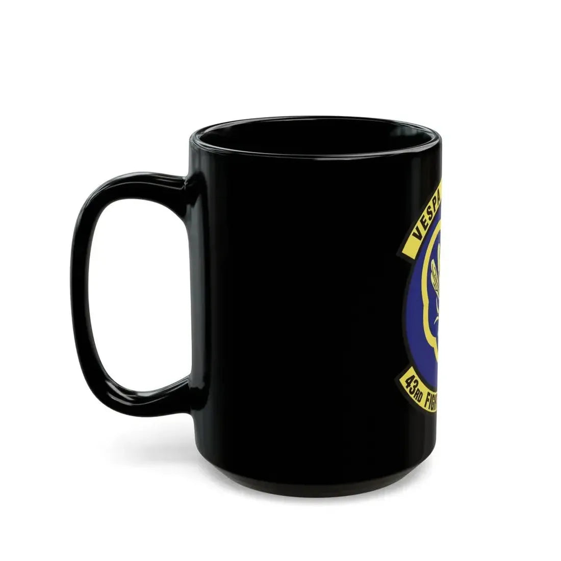 43d Fighter Squadron (U.S. Air Force) Black Coffee Mug - Go Mug Yourself
