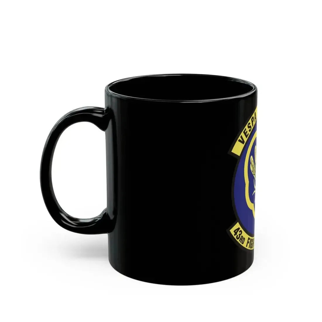 43d Fighter Squadron (U.S. Air Force) Black Coffee Mug - Go Mug Yourself
