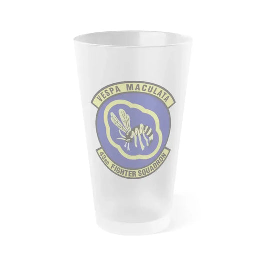 43d Fighter Squadron (U.S. Air Force) Frosted Pint Glass 16oz 16oz Frosted - Go Mug Yourself