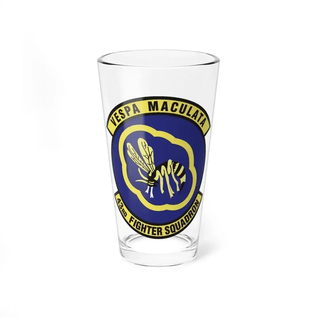 43d Fighter Squadron (U.S. Air Force) Pint Glass 16oz 16oz - Go Mug Yourself