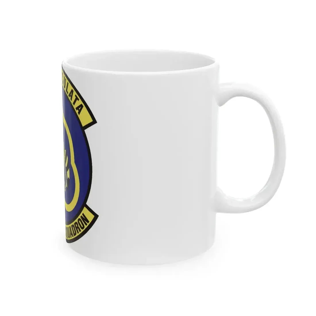 43d Fighter Squadron (U.S. Air Force) White Coffee Mug - Go Mug Yourself