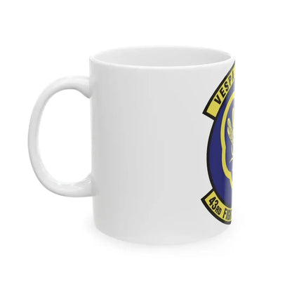 43d Fighter Squadron (U.S. Air Force) White Coffee Mug - Go Mug Yourself