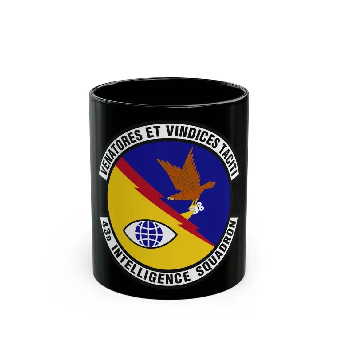 43d Intelligence Squadron (U.S. Air Force) Black Coffee Mug 11oz - Go Mug Yourself