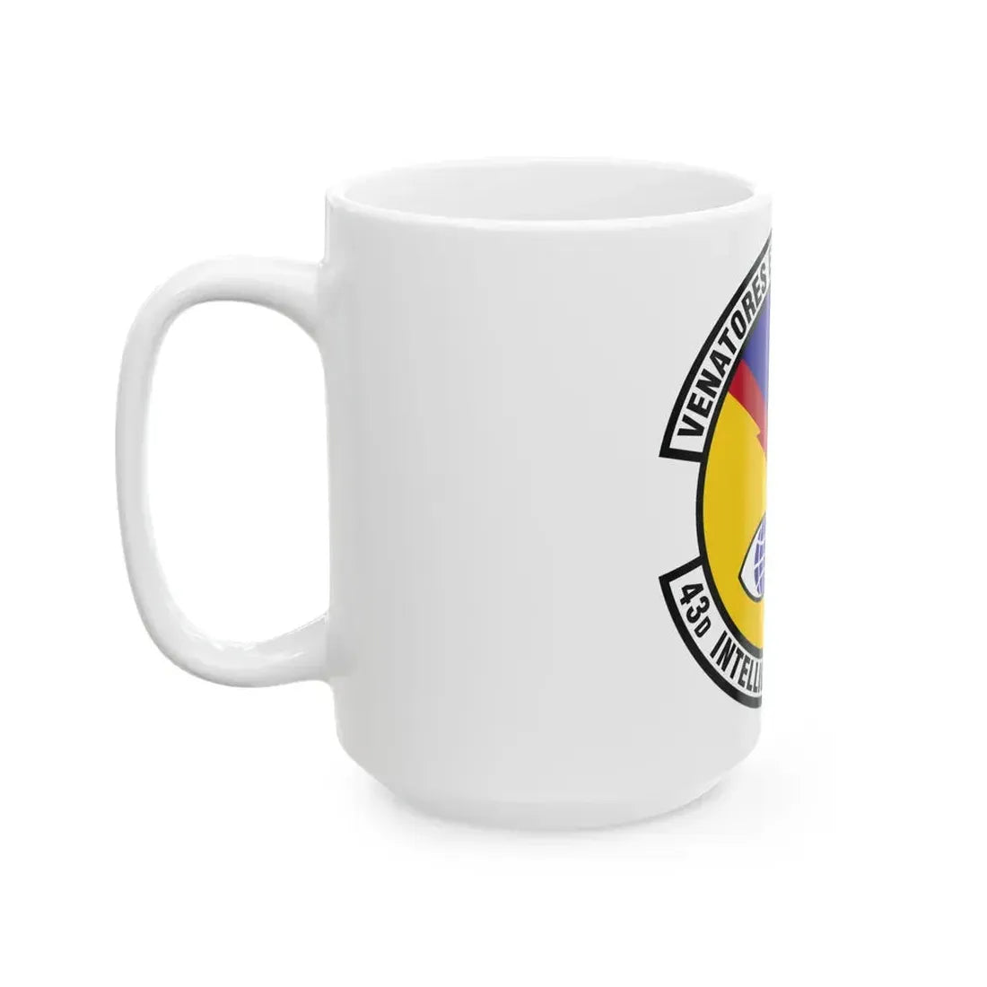 43d Intelligence Squadron (U.S. Air Force) White Coffee Mug - Go Mug Yourself