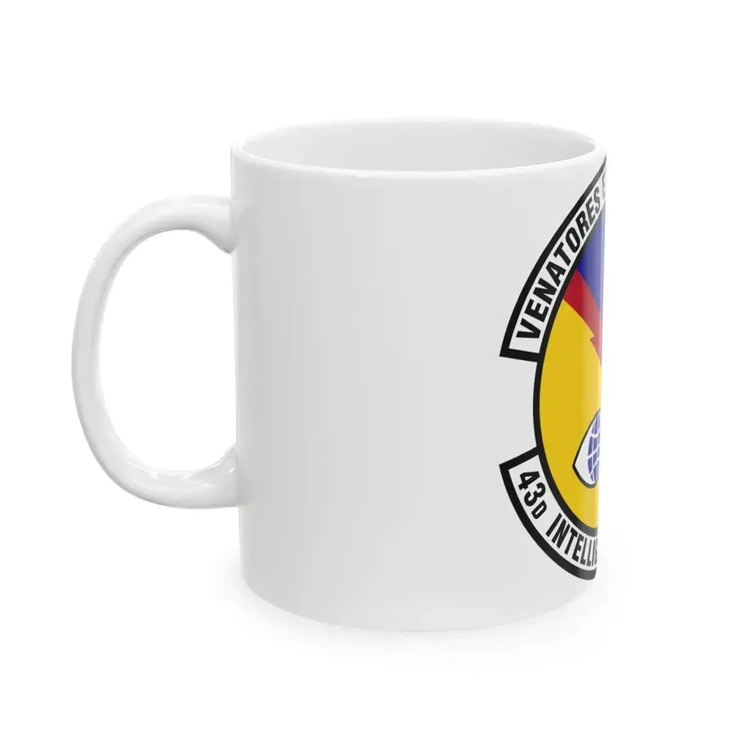 43d Intelligence Squadron (U.S. Air Force) White Coffee Mug - Go Mug Yourself