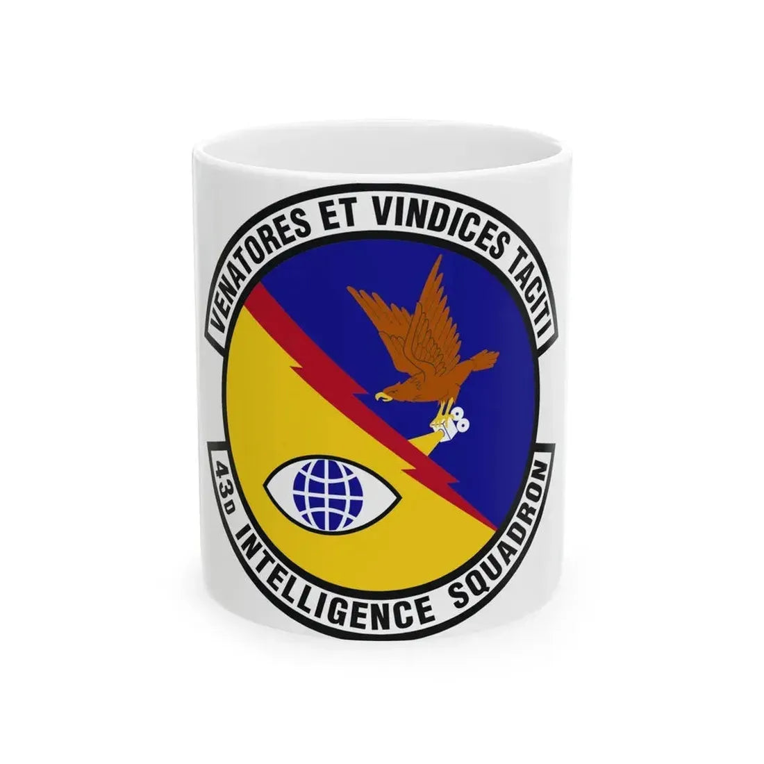 43d Intelligence Squadron (U.S. Air Force) White Coffee Mug - Go Mug Yourself