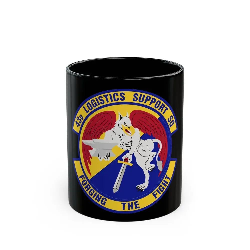 43d Logistics Support Squadron (U.S. Air Force) Black Coffee Mug 11oz - Go Mug Yourself
