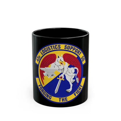 43d Logistics Support Squadron (U.S. Air Force) Black Coffee Mug 11oz - Go Mug Yourself